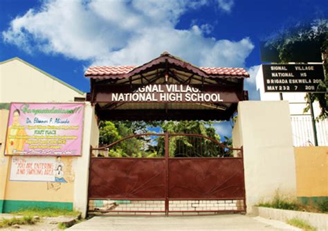 list of public schools in taguig city|Signal Village National High School .